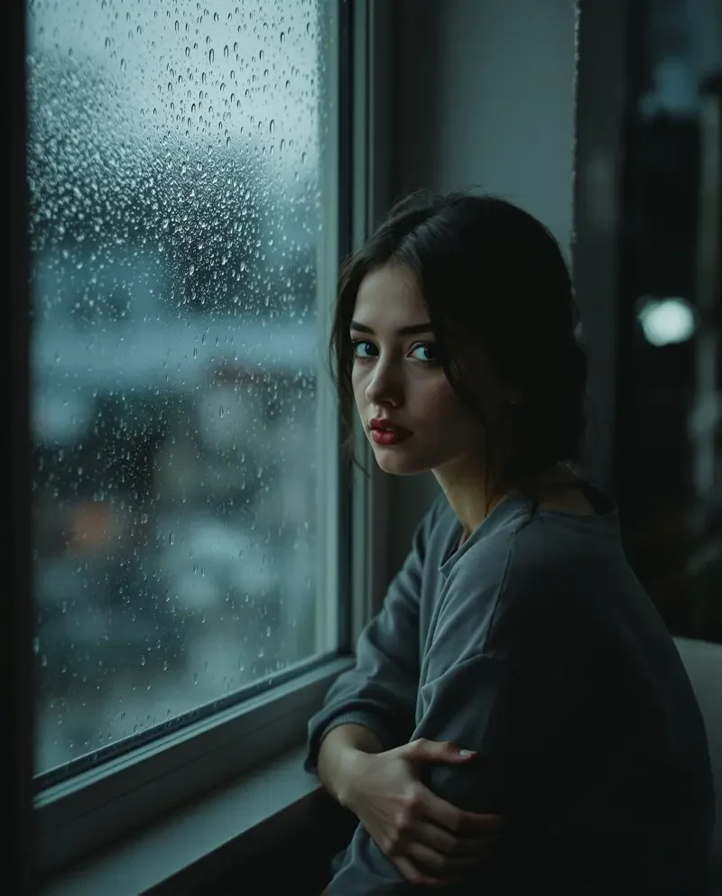 雨后的窗边 - 情绪风写真